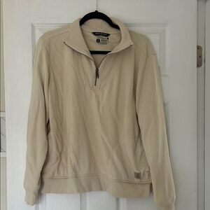 Carhartt Womens Tan Zip-Up Sweater